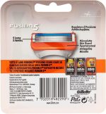 Сменные лезвия для бритья Gillette Fusion 5 для мужчин 4 штуки — изображение 3