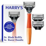 Бритва для мужчин и 3 сменных картриджа Harry's