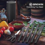 Набор ножей для кухни Brewin с подставкой — изображение 2