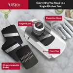 Картофелерезка-слайсер Fullstar для кухни, мандолина-слайсер 3 в 1 — изображение 6