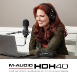 Студийные наушники-вкладыши M-Audio HDH40 для подкастинга и записи — изображение 6