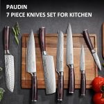 Набор японских ножей для кухни PAUDIN — изображение 3