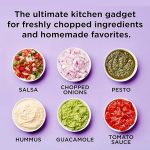Ручной блендер Chef'n VeggiChop, измельчитель овощей и фруктов — изображение 5