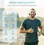 Bluetooth-наушники Kinivo BTH240, звонки без помощи рук, встроенный микрофон — изображение 6