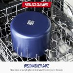 Кастрюля с крышкой 8л Blue Diamond, Кастрюля устойчивая к царапинам — изображение 4