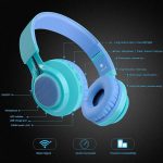 Детские Bluetooth-наушники Riwbox WT-7S, беспроводная складная стереогарнитура — изображение 6